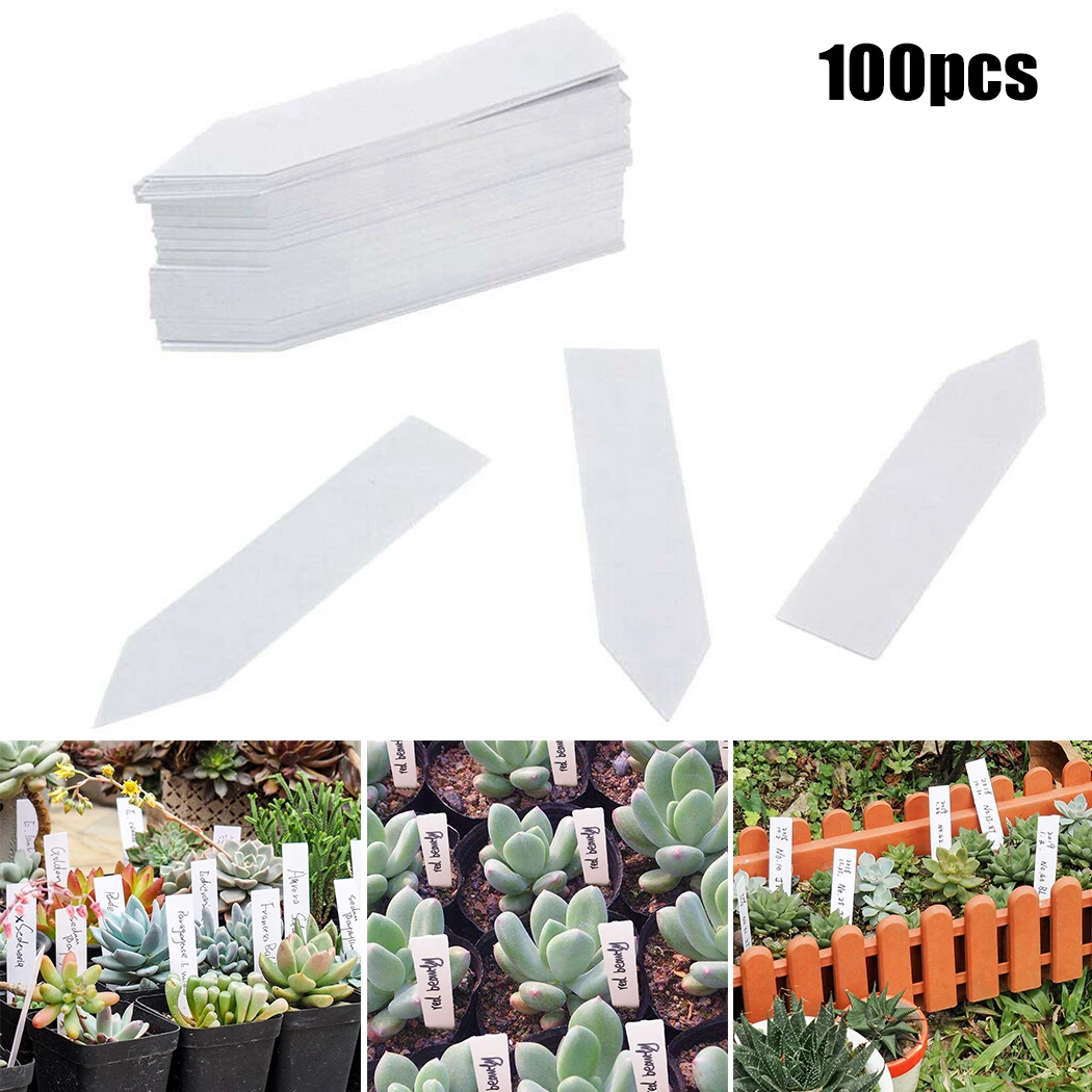 100pcs 5*1cm White Plastic Plant Labels Or Tags Labeling Marker Supplies Household Garden Plant Care Accessories
100pcs 5*1cm White Plastic Plant Labels Or Tags Labeling Marker Supplies Household Garden Plant Care Accessories