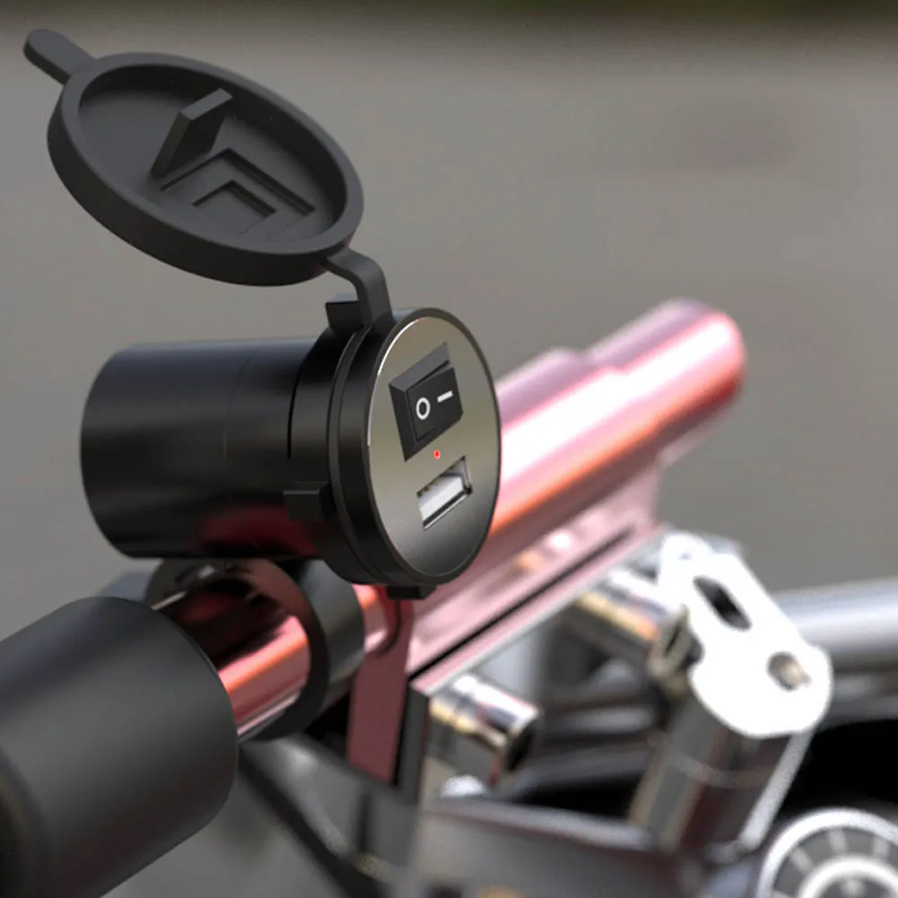 USB Motorcycle Mobile Phone Power Supply Charger Waterproof Port Socket 12V USB Charge Socket ON-OFF Switch For Motorcycle
USB Motorcycle Mobile Phone Power Supply Charger Waterproof Port Socket 12V USB Charge Socket ON-OFF Switch For Motorcycle