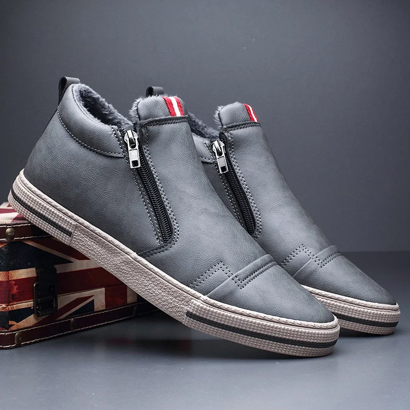 Fashion Man Winter Warm Ankle Boots Men Casual Shoes Outdoor Footwear Snow Boots Men's Leather botas masculina S10510-S10516 Dn
Fashion Man Winter Warm Ankle Boots Men Casual Shoes Outdoor Footwear Snow Boots Men's Leather botas masculina S10510-S10516 Dn