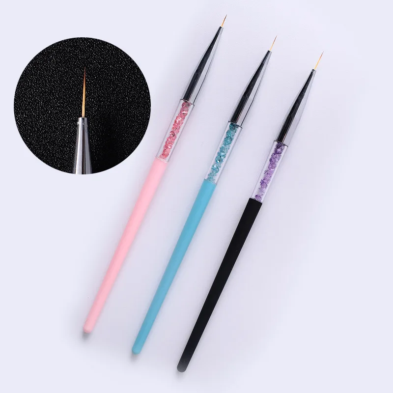 3Pcs/Set Nail Art Liner Brush Rhinestone Acrylic French Stripes Flower Grid Lines Painting Drawing Pen Manicure Tools
3Pcs/Set Nail Art Liner Brush Rhinestone Acrylic French Stripes Flower Grid Lines Painting Drawing Pen Manicure Tools
