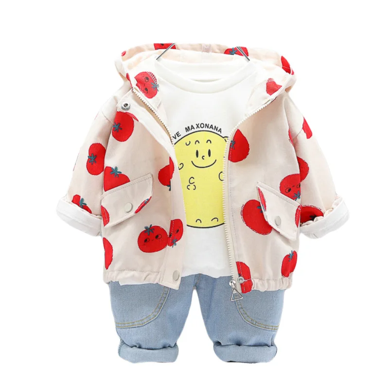 Fashion Baby Clothes Autumn Children Girls Clothing Boy Sport Hooded Jacket Pants 3Pcs/Set Toddler Casual Costume Kids Tracksuit
Fashion Baby Clothes Autumn Children Girls Clothing Boy Sport Hooded Jacket Pants 3Pcs/Set Toddler Casual Costume Kids Tracksuit