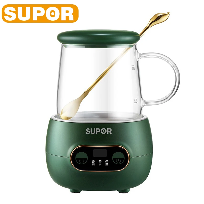 SUPOR 400ML Electric Kettle Automatic Glass Health Preserving Pot Portable Mini Health Cup Tea Dessert Cooker 220V-240V
SUPOR 400ML Electric Kettle Automatic Glass Health Preserving Pot Portable Mini Health Cup Tea Dessert Cooker 220V-240V