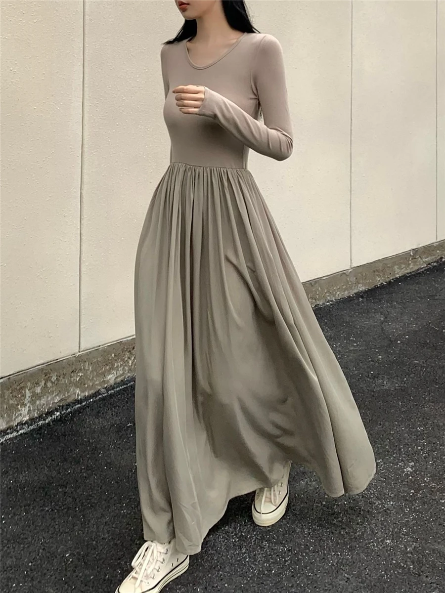 Autumn 2022 New Women Long A Line Big Swing Dress Winter Elegant Casual Long Sleeve Boho Vintage Dresses Female Clothing
Autumn 2022 New Women Long A Line Big Swing Dress Winter Elegant Casual Long Sleeve Boho Vintage Dresses Female Clothing