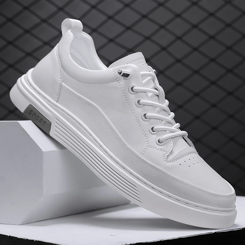 Кроссовки мужские из натуральной кожи, на шнуровке, Повседневная Уличная обувь, дизайнерские кеды, весна-осень
Кроссовки мужские из натуральной кожи, на шнуровке, Повседневная Уличная обувь, дизайнерские кеды, весна-осень