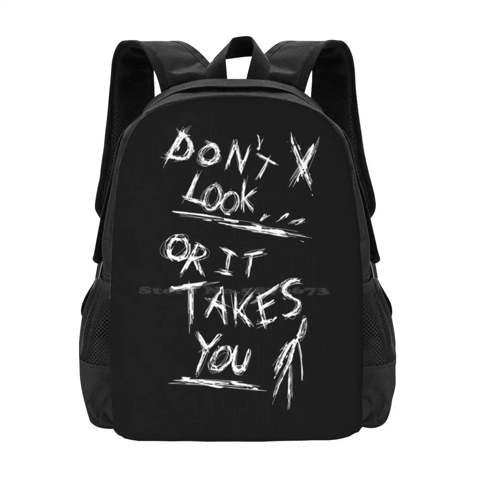 Slenderman Pages-Don'T Look ( White Version ) Pattern Design Laptop Travel School Bags Slenderman Creepypasta Jeff Terror
Slenderman Pages-Don'T Look ( White Version ) Pattern Design Laptop Travel School Bags Slenderman Creepypasta Jeff Terror