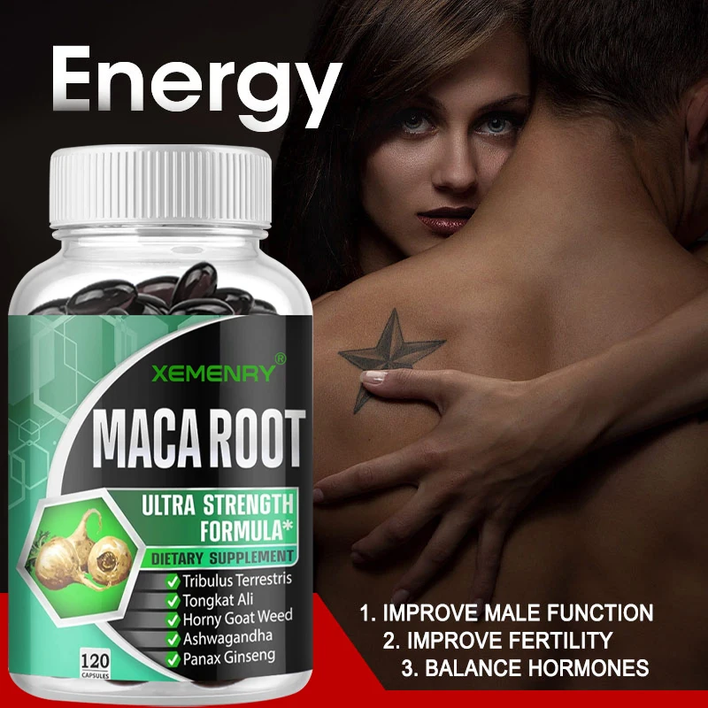 Maca Root Extract Supplement Boosts Energy Levels Provides Extra Strength for Men Supports Workout Performance for Women
Maca Root Extract Supplement Boosts Energy Levels Provides Extra Strength for Men Supports Workout Performance for Women