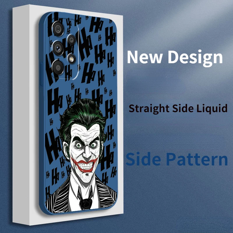 Suicide Squad Joker Movie Case For Samsung Galaxy A73 A72 A53 A33 A52 A32 A71 A51 A21S 4G 5G Liquid Rope Phone Cover Capa Shell
Suicide Squad Joker Movie Case For Samsung Galaxy A73 A72 A53 A33 A52 A32 A71 A51 A21S 4G 5G Liquid Rope Phone Cover Capa Shell