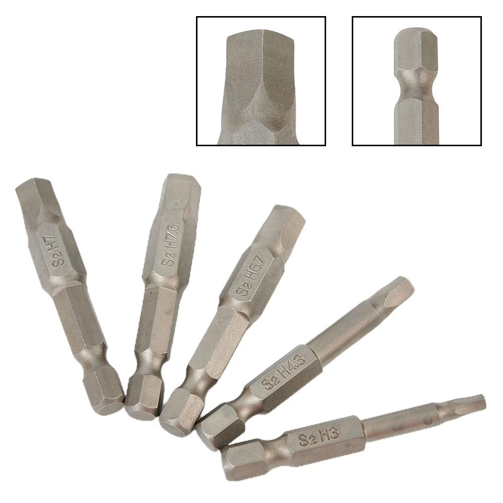 Durable Hot Sale Newest Pratical Screwdriver Bits Set Steel W/Hole 5-Piece 50mm Accessories Bit Equipement High
Durable Hot Sale Newest Pratical Screwdriver Bits Set Steel W/Hole 5-Piece 50mm Accessories Bit Equipement High