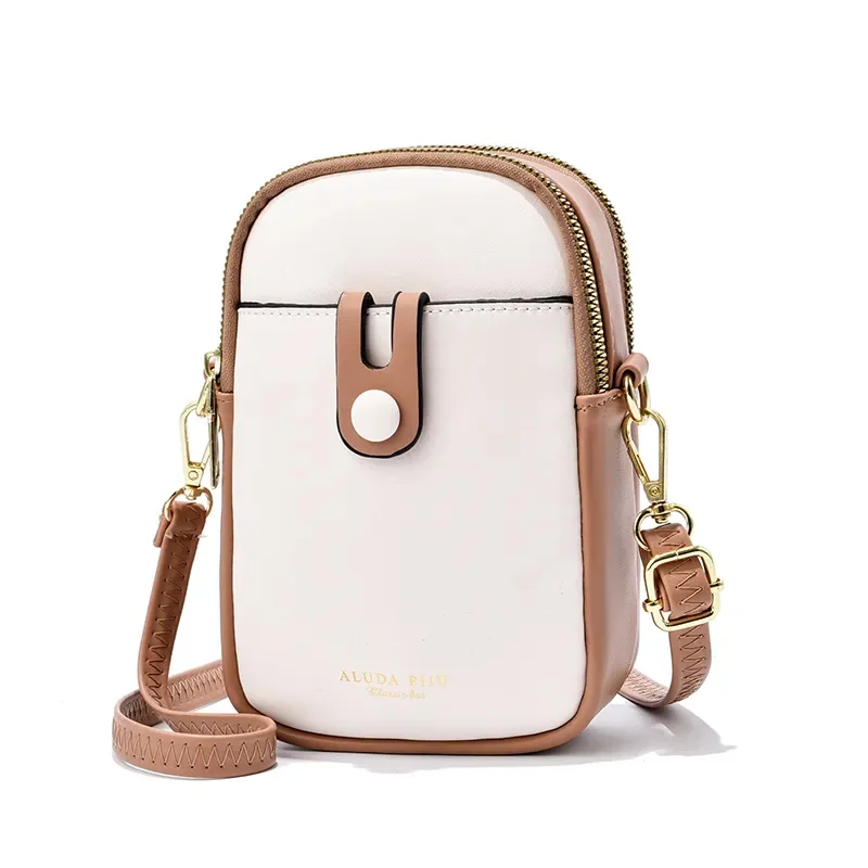 Mini Crossbody Ladies Bag Leather Zipper Mobile Phone Bag Fashion Handbag Women Casual Small Shoulder Bag
Mini Crossbody Ladies Bag Leather Zipper Mobile Phone Bag Fashion Handbag Women Casual Small Shoulder Bag