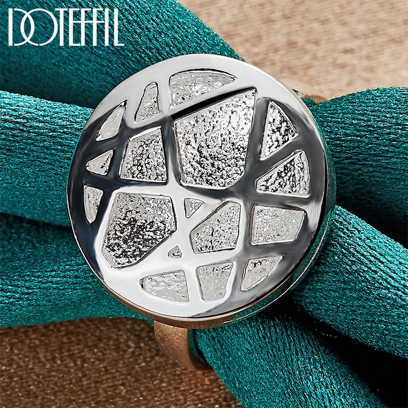 DOTEFFIL 925 Sterling Silver Round Circle Interweave Ring For Woman Man Wedding Engagement Charm Party Jewelry
DOTEFFIL 925 Sterling Silver Round Circle Interweave Ring For Woman Man Wedding Engagement Charm Party Jewelry