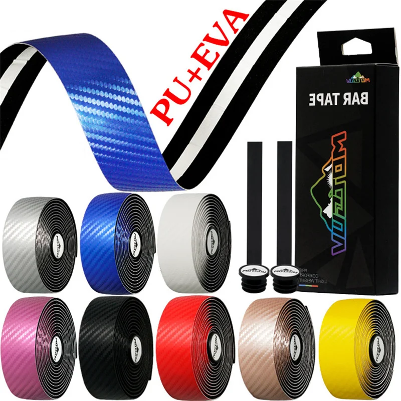 2.1M/Roll Soft Road Bike EVA PU Bar Tape Damping Anti-Vibration Wrap With 2 Bar Plug
2.1M/Roll Soft Road Bike EVA PU Bar Tape Damping Anti-Vibration Wrap With 2 Bar Plug