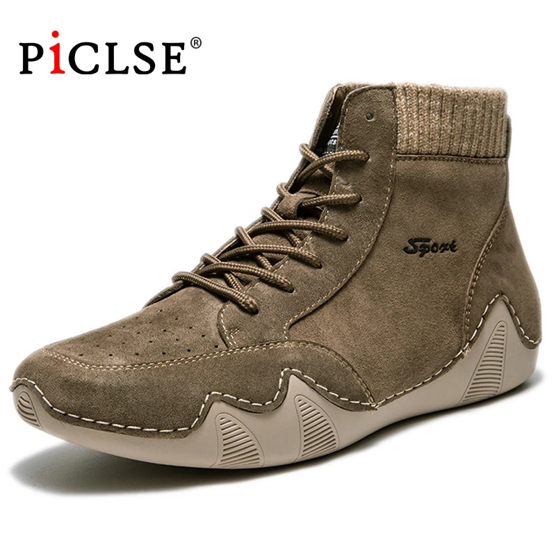 Large Size 46 Handmade Split Leather Shoes Men Loafers Comfortable Ankle Boots For Men Casual Shoes Moccasins Men Flat Shoes
Large Size 46 Handmade Split Leather Shoes Men Loafers Comfortable Ankle Boots For Men Casual Shoes Moccasins Men Flat Shoes