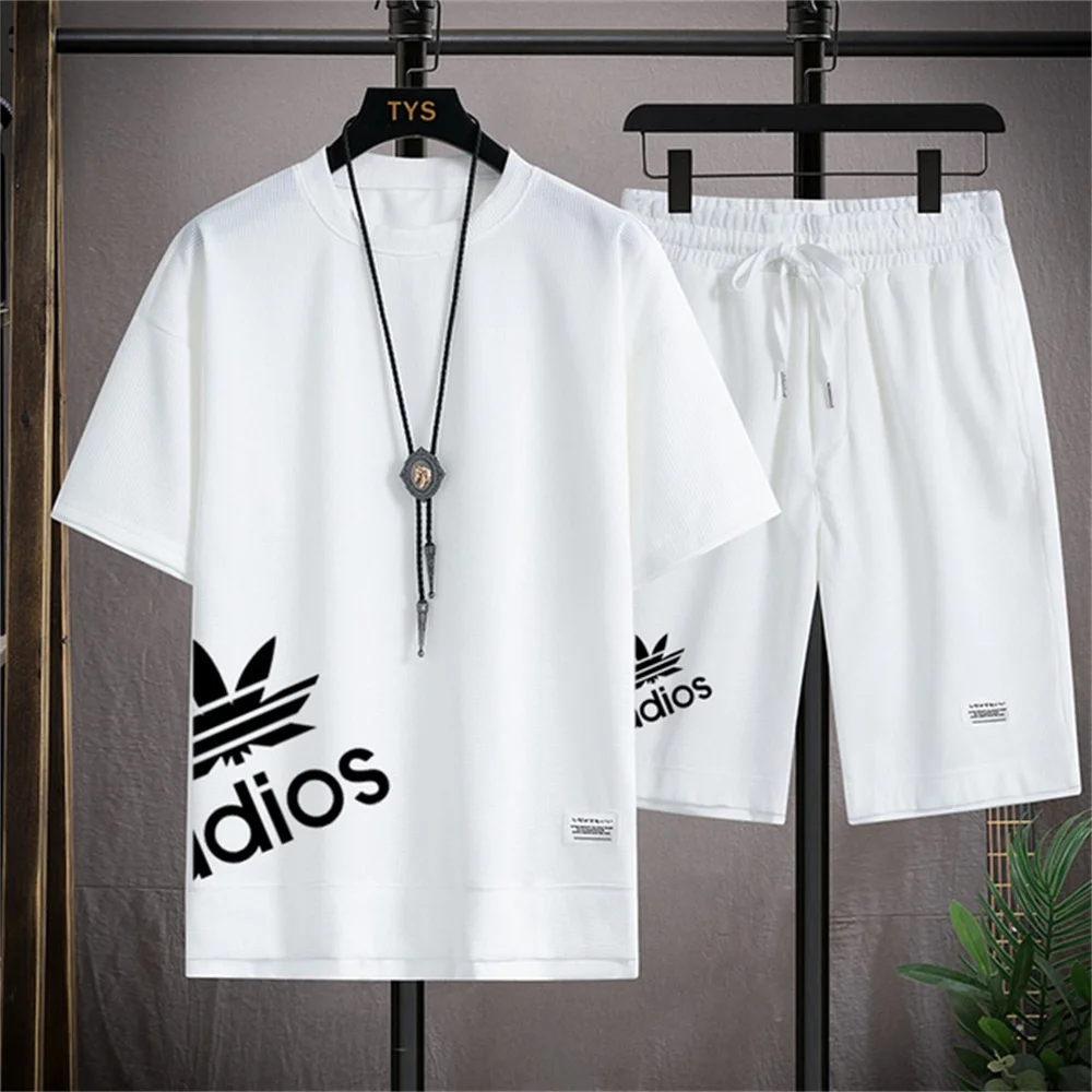 Oversized Summer Men'S Set Sportsuit Breathable Fitness Training Running Basketball T-Shirt Shorts Jogging Outfits 2 Piece Sets
Oversized Summer Men'S Set Sportsuit Breathable Fitness Training Running Basketball T-Shirt Shorts Jogging Outfits 2 Piece Sets