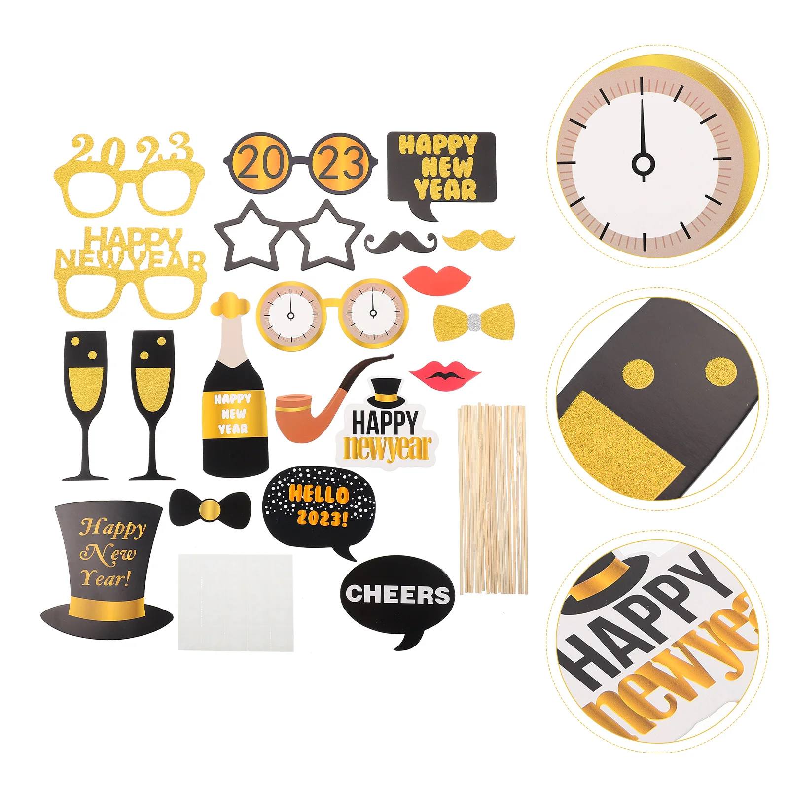 Props Photo New Selfie Party Year Prop Christmas 2023 Years Decor Eyeglasses Booth Glasses Decorations Supplies Handheld
Props Photo New Selfie Party Year Prop Christmas 2023 Years Decor Eyeglasses Booth Glasses Decorations Supplies Handheld