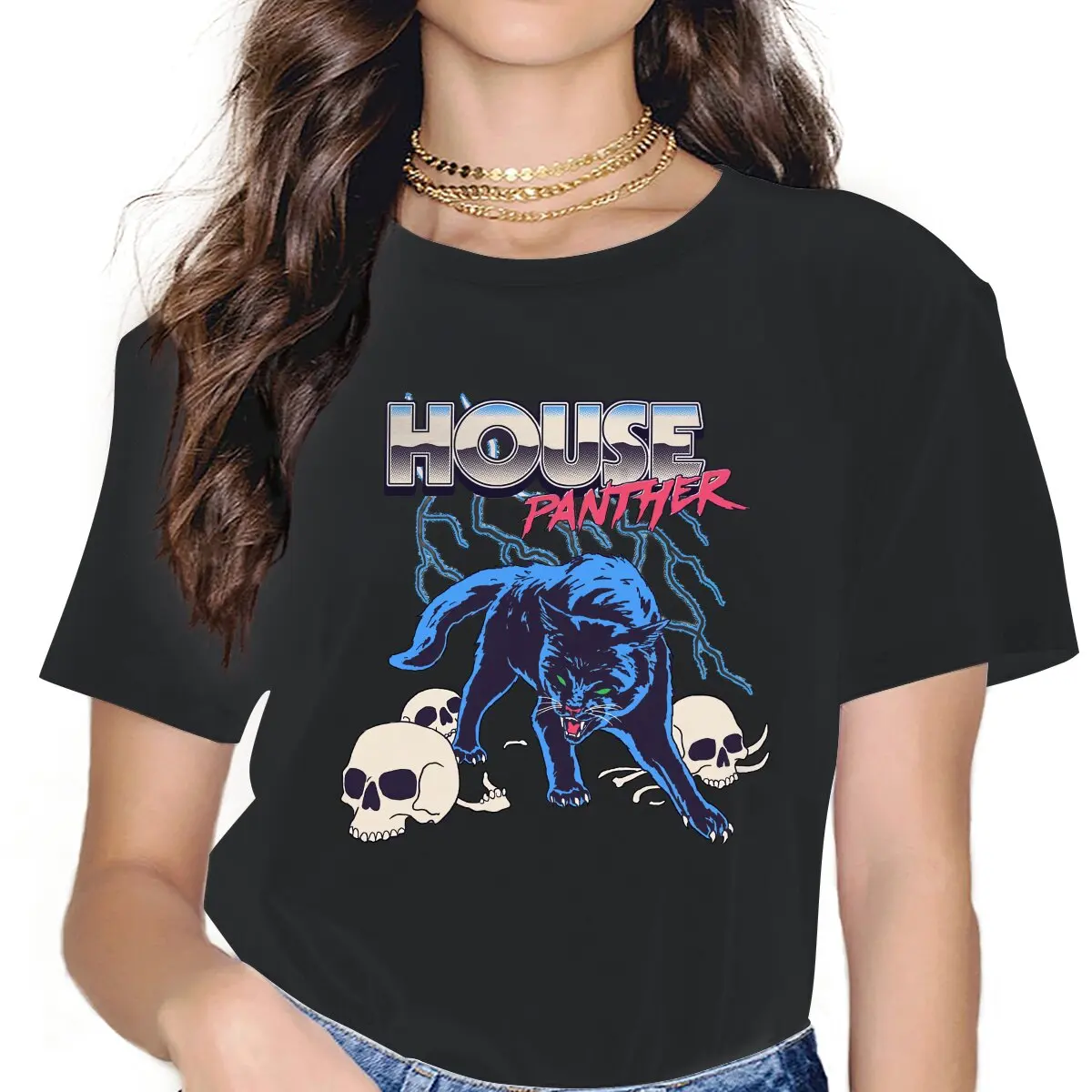 House Panther Classic Female Shirts Cat Lover Large Vintage Women Clothes Harajuku Casual Feminine Blusas
House Panther Classic Female Shirts Cat Lover Large Vintage Women Clothes Harajuku Casual Feminine Blusas