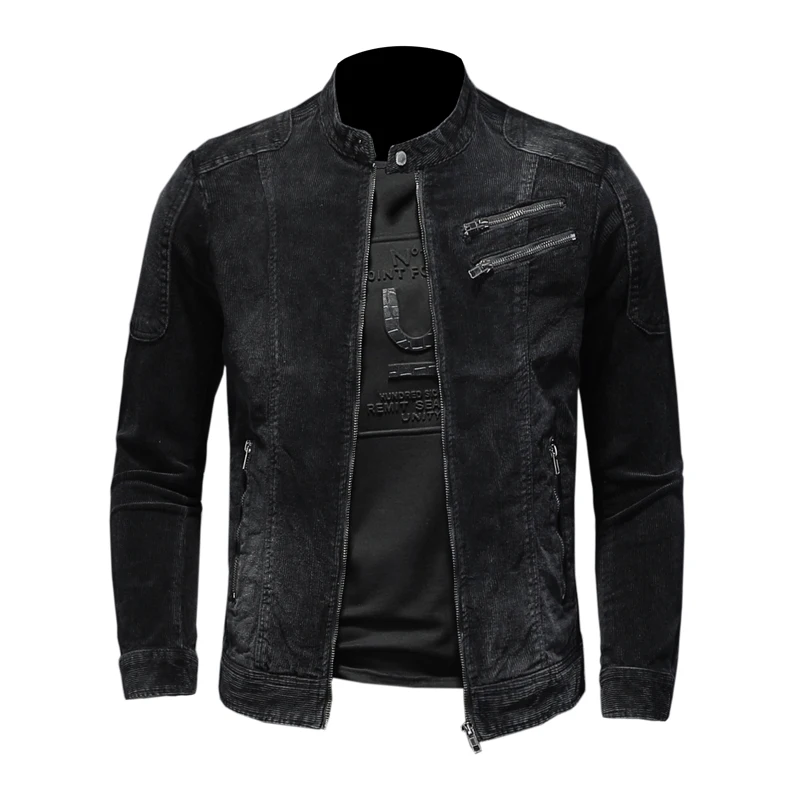 2022 Stand Jacket Fashion Collar Business For Jacket Denim Corduroy S-5XL Black Men Baseball Coat Autumn Casual Mens Coat Jeans
2022 Stand Jacket Fashion Collar Business For Jacket Denim Corduroy S-5XL Black Men Baseball Coat Autumn Casual Mens Coat Jeans