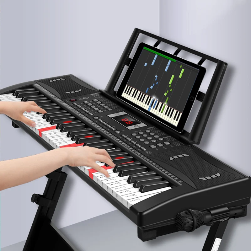 

Портативный электронный орган для девочек, 61 клавиша, Midi-контроллер, клавиатура, музыкальный электронный орган, цифровой инструмент Piyano SY50EP