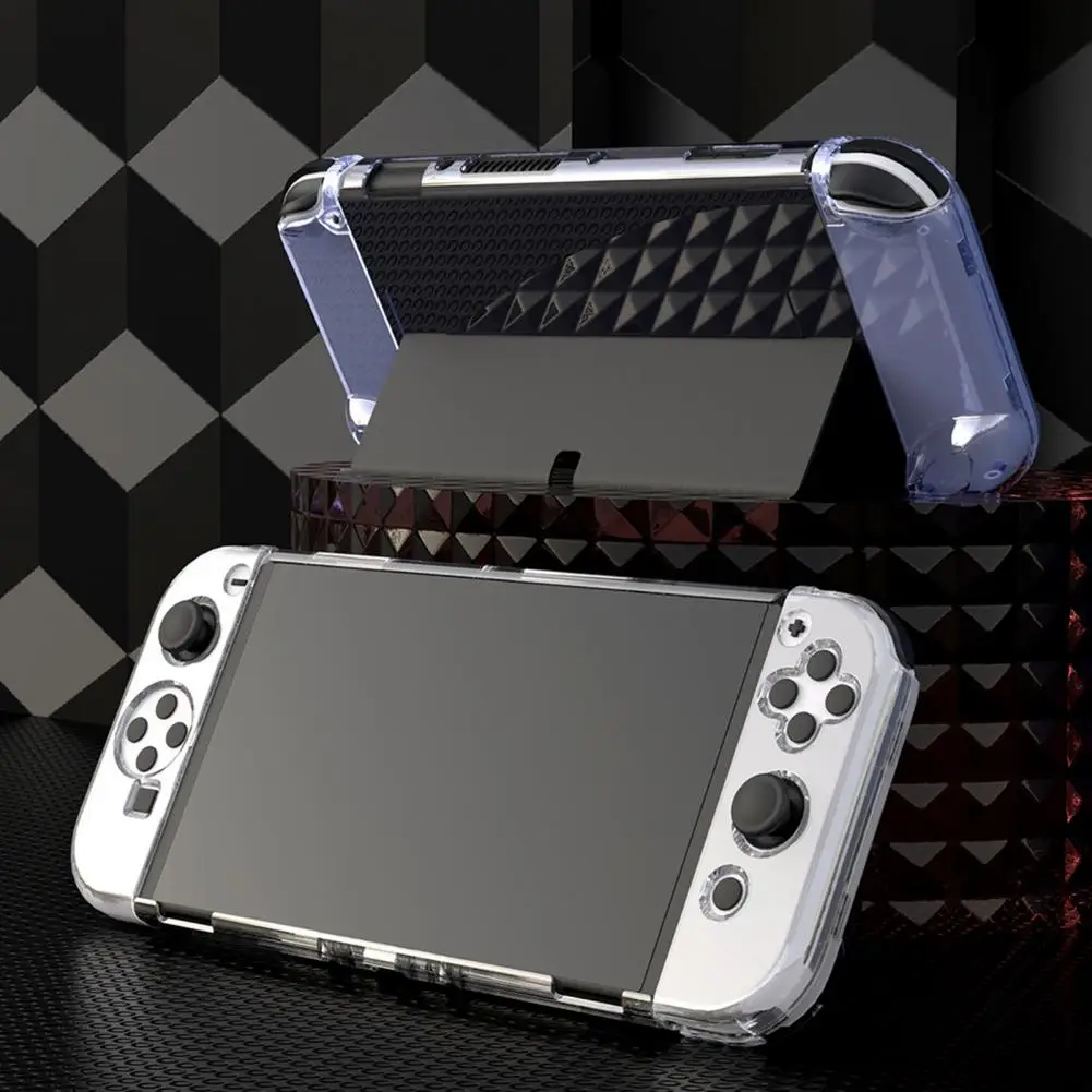 Game Console Protective Cover Transparent Shockproof Game Console Hard PC Shell Accessories for Switch OLED
Game Console Protective Cover Transparent Shockproof Game Console Hard PC Shell Accessories for Switch OLED