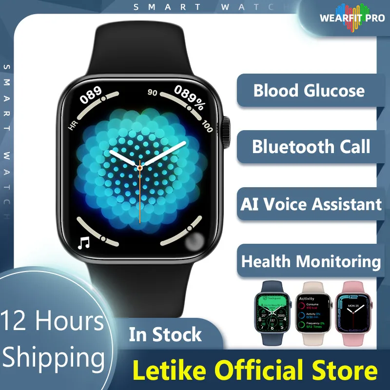 

HW37 Plus Smartwatch Men 1.82" NFC 45mm Voice assistant Blood Sugar Measurement Women Smart Watch PK Dt100 W37 W27 HW22 S7 pro