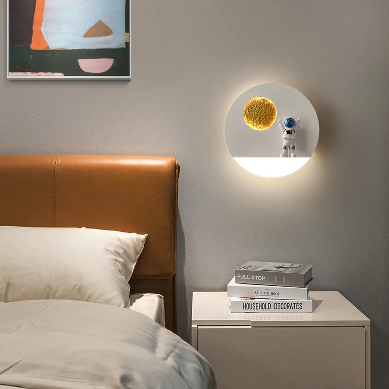Homhi Astronaut Moon Wall Lamp Designer Sconce Modern Led Light Living Room Decoration Creative Kids Bedroom Nordic HWL-242
Homhi Astronaut Moon Wall Lamp Designer Sconce Modern Led Light Living Room Decoration Creative Kids Bedroom Nordic HWL-242