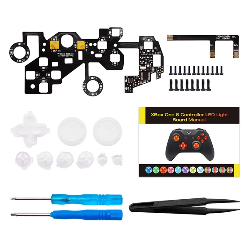 Eight Colors LED Light Board for One S Controller Accessories No Welding Required for One S Joysticks
Eight Colors LED Light Board for One S Controller Accessories No Welding Required for One S Joysticks