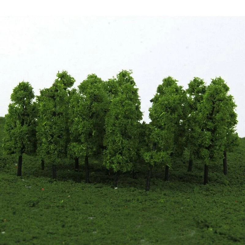 20Pcs Green Model Railways Trees Micro Landscape Garden Decor Train Layout Scenery Decoration Crafts Artificial Tree Scale 1:200
20Pcs Green Model Railways Trees Micro Landscape Garden Decor Train Layout Scenery Decoration Crafts Artificial Tree Scale 1:200