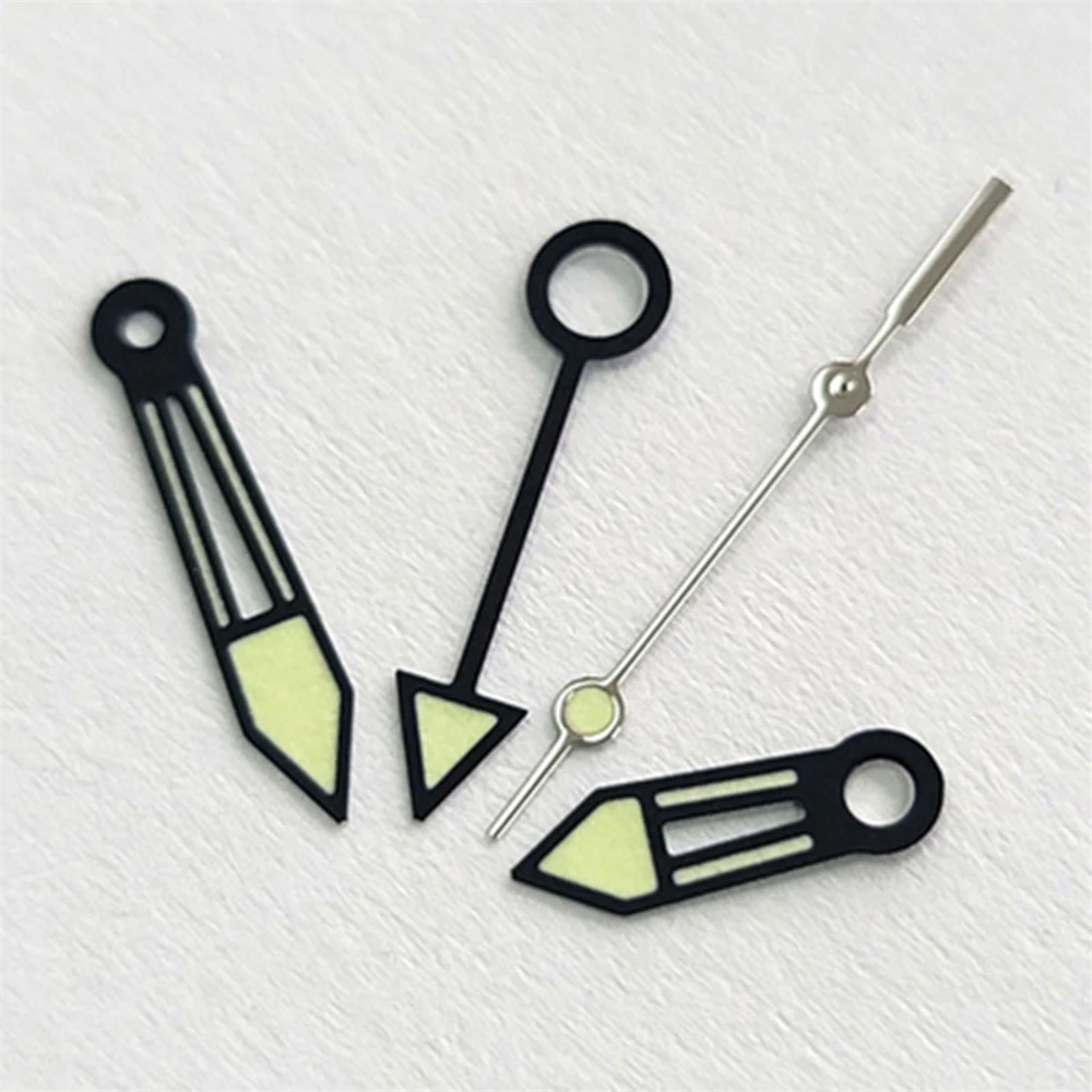 Black Green 4-needle Watch Hands Green Luminous GMT Needle Pencil Shape Modify Accessories for Japa NH34 Movement
Black Green 4-needle Watch Hands Green Luminous GMT Needle Pencil Shape Modify Accessories for Japa NH34 Movement