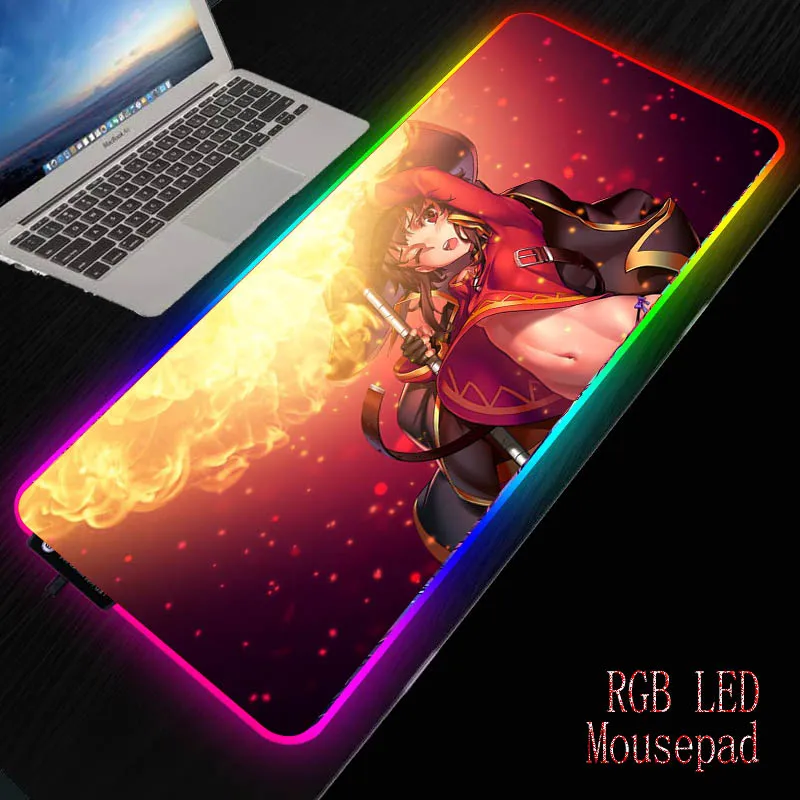 MRGBEST Megumin Anime LED Gaming RGB Gamer Large Mousepad Lighting USB Keyboard Colorful Desk Pad Mice Mat for PC Laptop Desktop
MRGBEST Megumin Anime LED Gaming RGB Gamer Large Mousepad Lighting USB Keyboard Colorful Desk Pad Mice Mat for PC Laptop Desktop