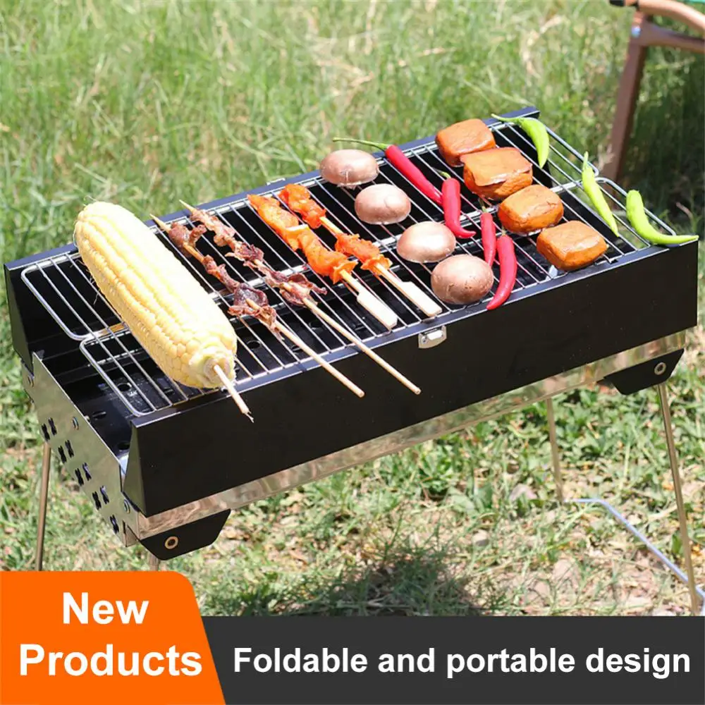 Barbecue Grill Detachable Travel Charcoal Stove Multifunctional Campinig Party Skewer Rack Outdoor Safety Cooking Accessories
Barbecue Grill Detachable Travel Charcoal Stove Multifunctional Campinig Party Skewer Rack Outdoor Safety Cooking Accessories