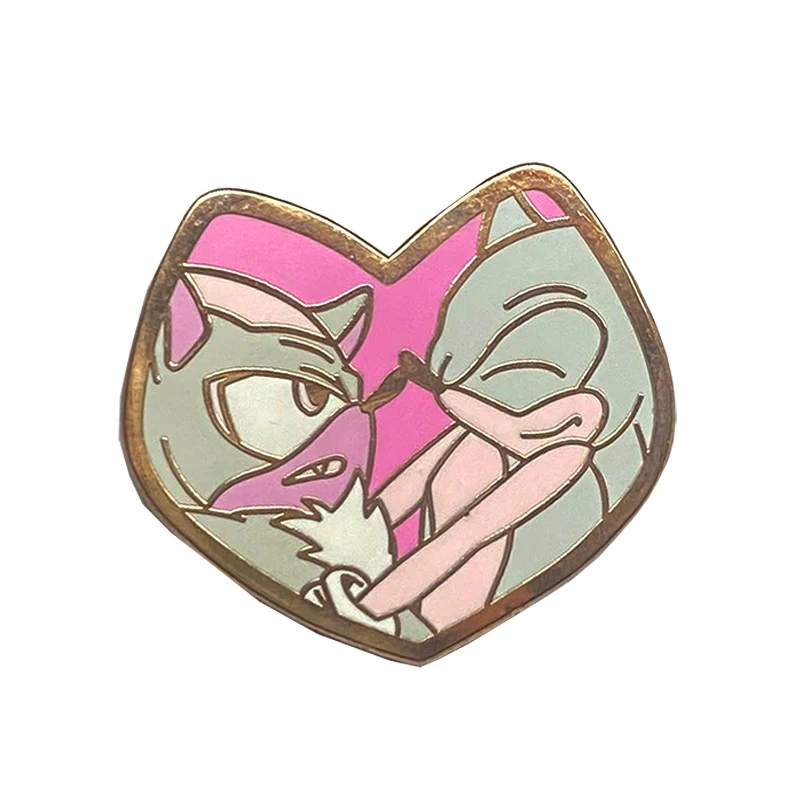Custom Cartoon Two Hugging Animal Lapel Pin Wholesale Heart Colour Cartoon Pattern Cute Funny Animal Hard Enamel Zinc Alloy
Custom Cartoon Two Hugging Animal Lapel Pin Wholesale Heart Colour Cartoon Pattern Cute Funny Animal Hard Enamel Zinc Alloy