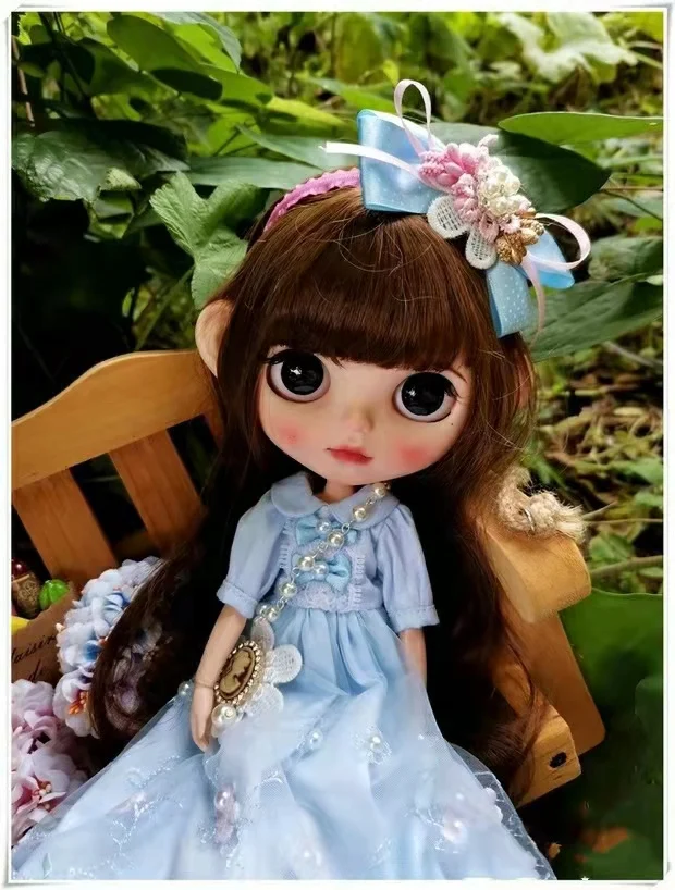 New in Blythe clothes 1/6 30cm Light blue elegant long skirt bjd toys cloth (Fit Pullip,Ob24, Licca)
New in Blythe clothes 1/6 30cm Light blue elegant long skirt bjd toys cloth (Fit Pullip,Ob24, Licca)