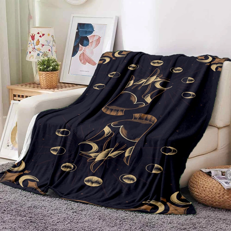 Tarot Printing Soft Plush Sofa Bed Throwing Cartoon Picnic Noon Break Blankets Modern Flannel Blanket CoverGedruckt
Tarot Printing Soft Plush Sofa Bed Throwing Cartoon Picnic Noon Break Blankets Modern Flannel Blanket CoverGedruckt