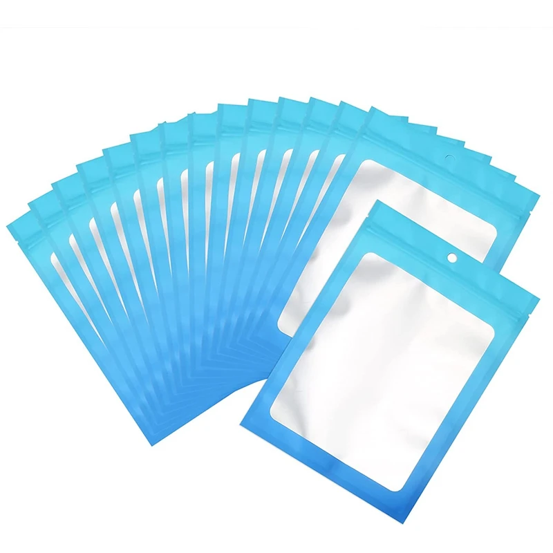 LBER 100 Pcs Resealable Zipper Closure Food Storage Bags Gradient Color Smell Proof Bag With Clear Window For Coffee Beans
LBER 100 Pcs Resealable Zipper Closure Food Storage Bags Gradient Color Smell Proof Bag With Clear Window For Coffee Beans