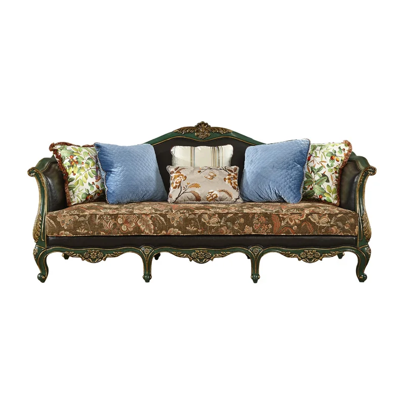 Диван из массива дерева, для гостиной, полный комплект ретро зеленой мебели, для трех человек, из натуральной кожи
Диван из массива дерева, для гостиной, полный комплект ретро зеленой мебели, для трех человек, из натуральной кожи