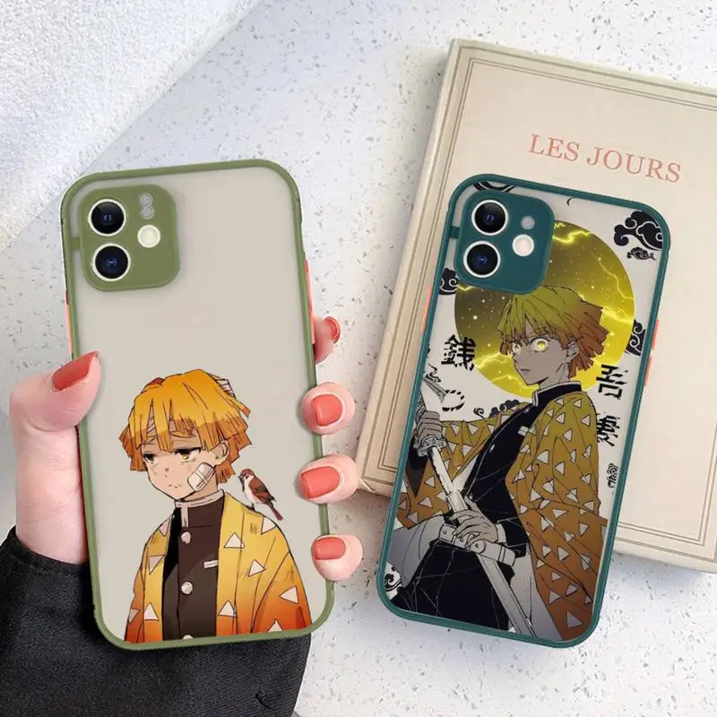 Demon Slayer Agatsuma Zenitsu Phone Case matte transparent For iphone 14 11 12 13 plus mini x xs xr pro max cover
Demon Slayer Agatsuma Zenitsu Phone Case matte transparent For iphone 14 11 12 13 plus mini x xs xr pro max cover