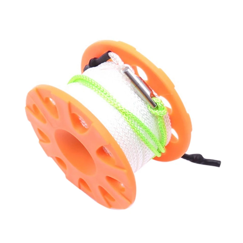 30M Scuba Diving Spool Finger Reel With Stainless Steel Double Ended Hook SMB Dive Equipment
30M Scuba Diving Spool Finger Reel With Stainless Steel Double Ended Hook SMB Dive Equipment
