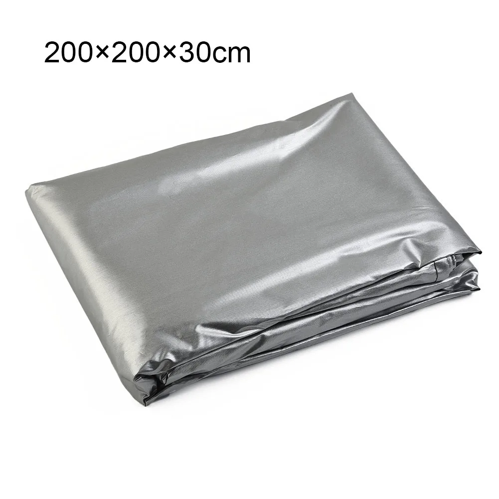 210D Hot Tub Dust Cover Cap Waterproof Anti-UV Protector Outdoor Warm Spa Anti-Fall Leaves Snow Rain Dust Cover 200x200x30cm
210D Hot Tub Dust Cover Cap Waterproof Anti-UV Protector Outdoor Warm Spa Anti-Fall Leaves Snow Rain Dust Cover 200x200x30cm