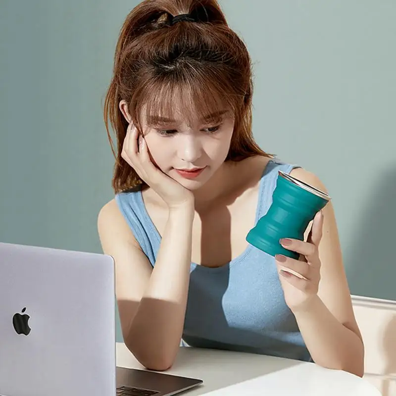 Portable Telescopic Silicone Water Bottle Reusable Foldable Mug With Lid For Outdoor Travel Camping Hiking Folding Storage Tazas
Portable Telescopic Silicone Water Bottle Reusable Foldable Mug With Lid For Outdoor Travel Camping Hiking Folding Storage Tazas