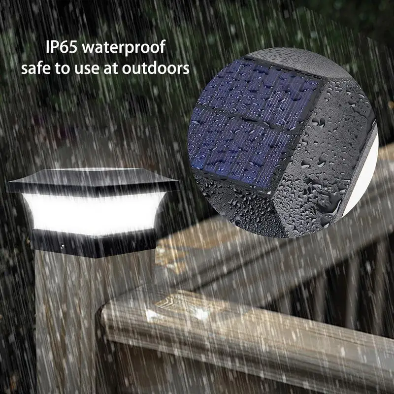 Solar Post Lights LED Solar Column Waterproof Head Light Outdoor Decorative Post Light Solar Powered White Shell S For Yard
Solar Post Lights LED Solar Column Waterproof Head Light Outdoor Decorative Post Light Solar Powered White Shell S For Yard