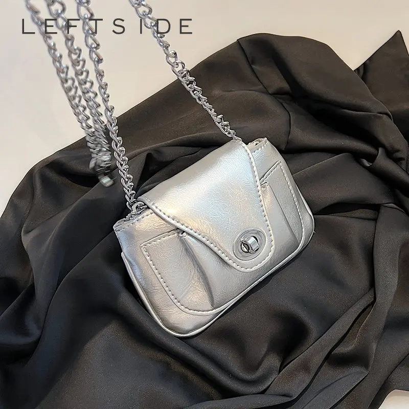 Cute Y2K Style Leather Mini Silver Chain Crossbody Bags for Women 2023 Korean Fashion Lady Lipstick Handbags and Purses
Cute Y2K Style Leather Mini Silver Chain Crossbody Bags for Women 2023 Korean Fashion Lady Lipstick Handbags and Purses