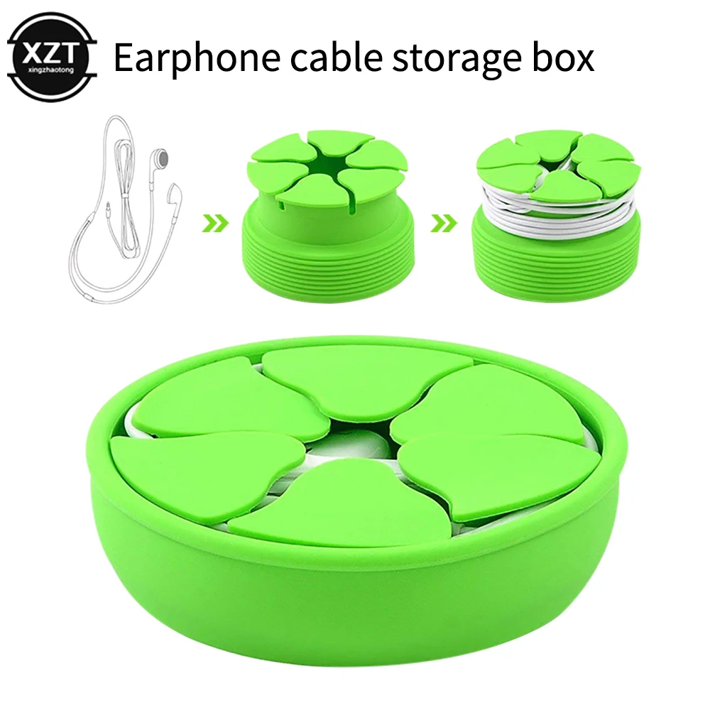 Silicone Earphone Cable Storage Box Data Cable Storage Box Portable Colorful Mini Earphone Holder Bowl Shape Cord Wire Winder
Silicone Earphone Cable Storage Box Data Cable Storage Box Portable Colorful Mini Earphone Holder Bowl Shape Cord Wire Winder