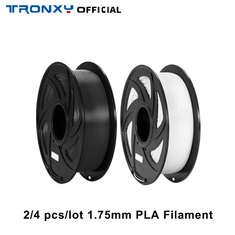 

TRONXY 1.75mm PLA Filament Plastic For FDM 3D Printer 1kg/Roll Rubber Consumables Material for FDM 3D Printers Printing
