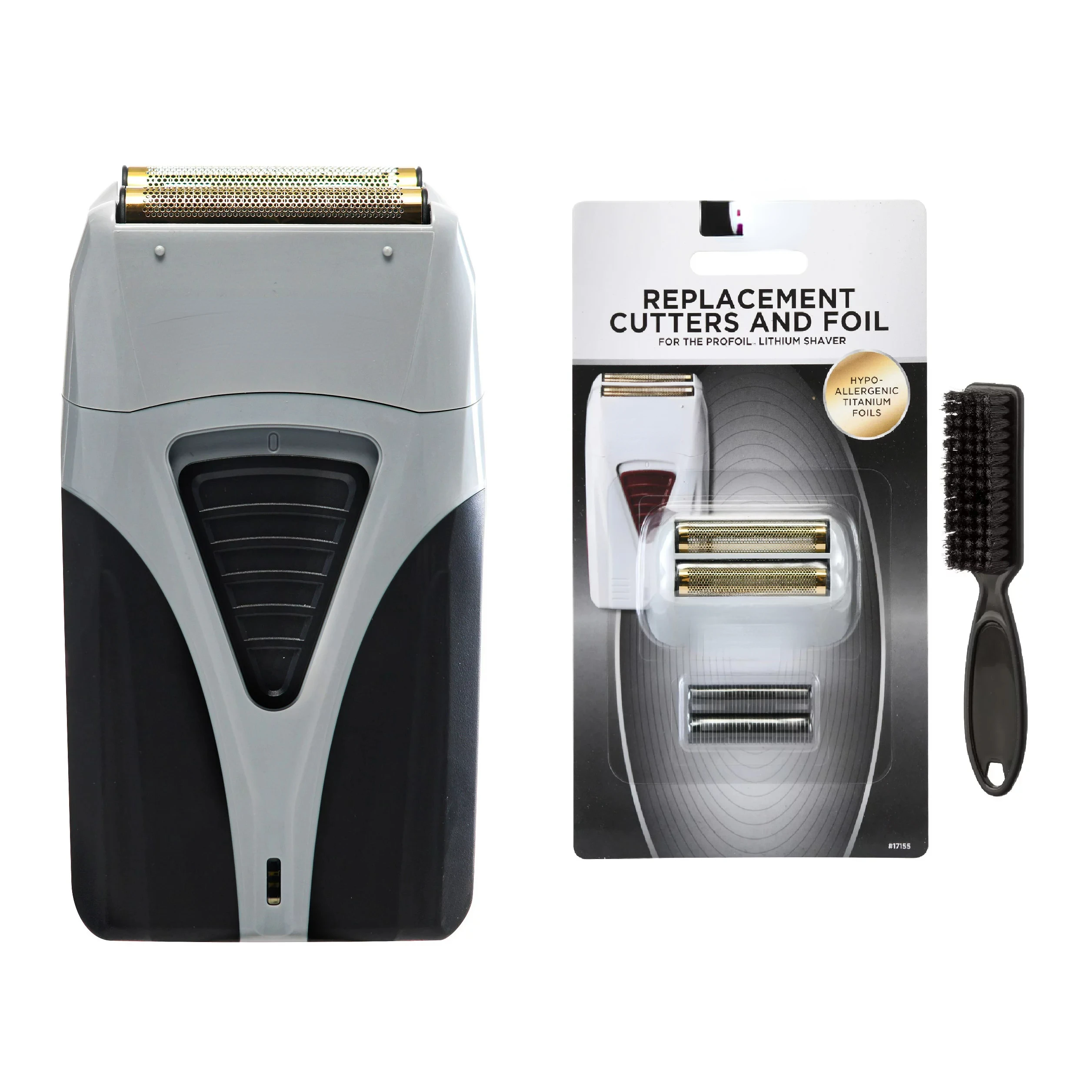 Lithium Plus Foil Shaver with Bonus Replacement Foil Assembly and Inner Cutters and a BeauWis Blade Brush Slim green coffee Cof
Lithium Plus Foil Shaver with Bonus Replacement Foil Assembly and Inner Cutters and a BeauWis Blade Brush Slim green coffee Cof