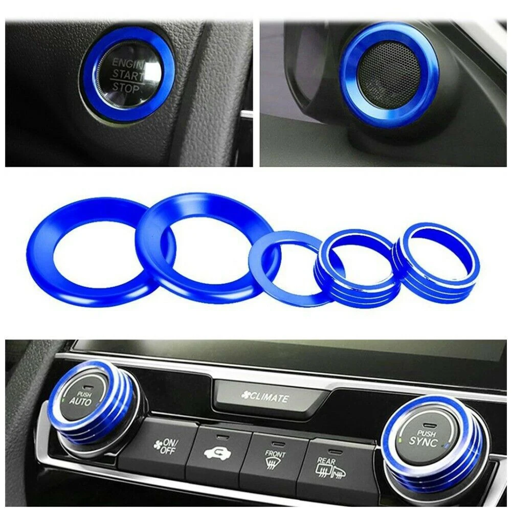 Fashion Knob Rings Switch Cover Trim Interior Trim AC Switch Ring Cover Aluminum Blue Car Silver AC Knob Rings
Fashion Knob Rings Switch Cover Trim Interior Trim AC Switch Ring Cover Aluminum Blue Car Silver AC Knob Rings