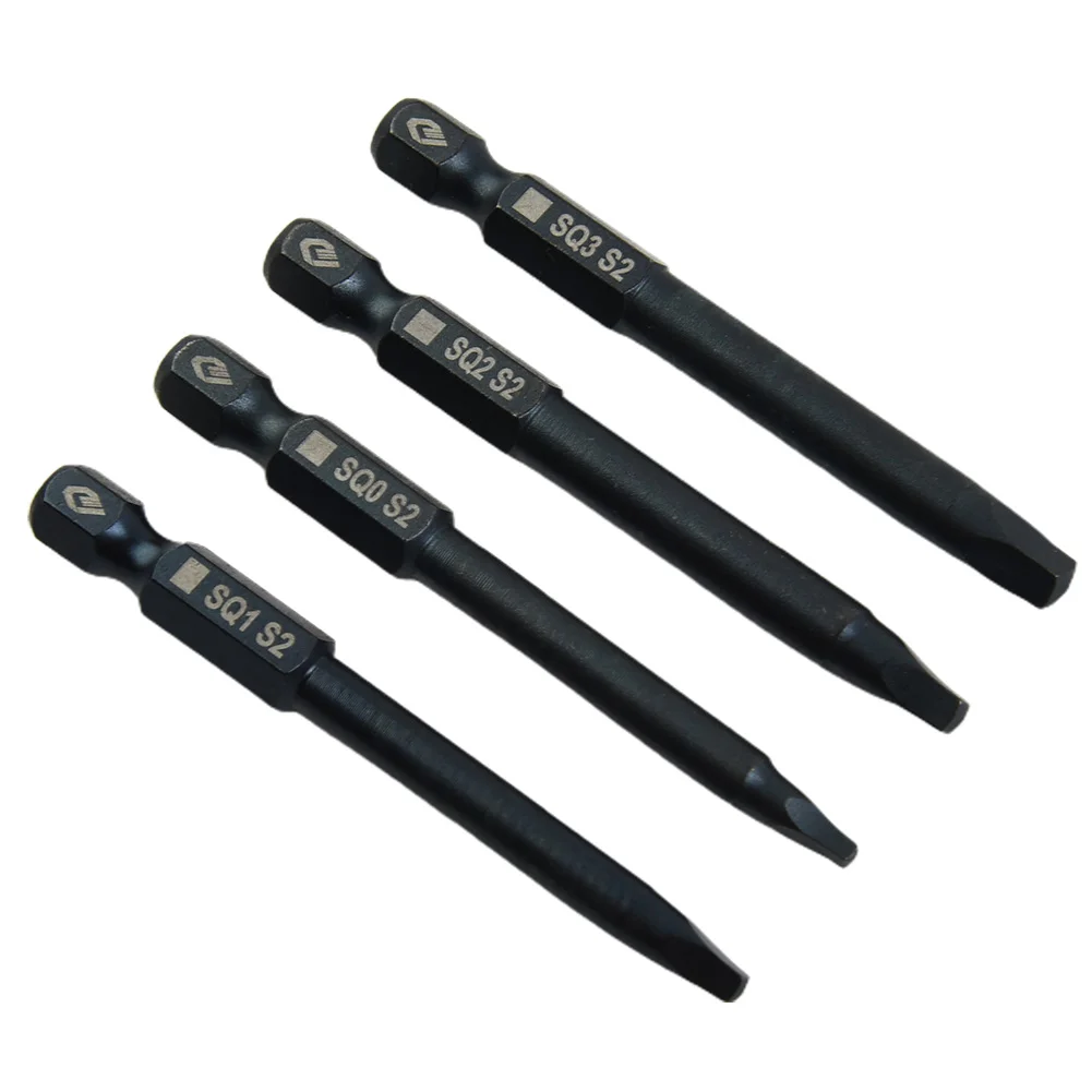 4pcs 65mm SQ0 SQ1 SQ2 Square Head Screwdriver Bits Set 1/4Inch Shank Magnetic Screw Driver Electric Screwdriver Bits Hand Tool
4pcs 65mm SQ0 SQ1 SQ2 Square Head Screwdriver Bits Set 1/4Inch Shank Magnetic Screw Driver Electric Screwdriver Bits Hand Tool