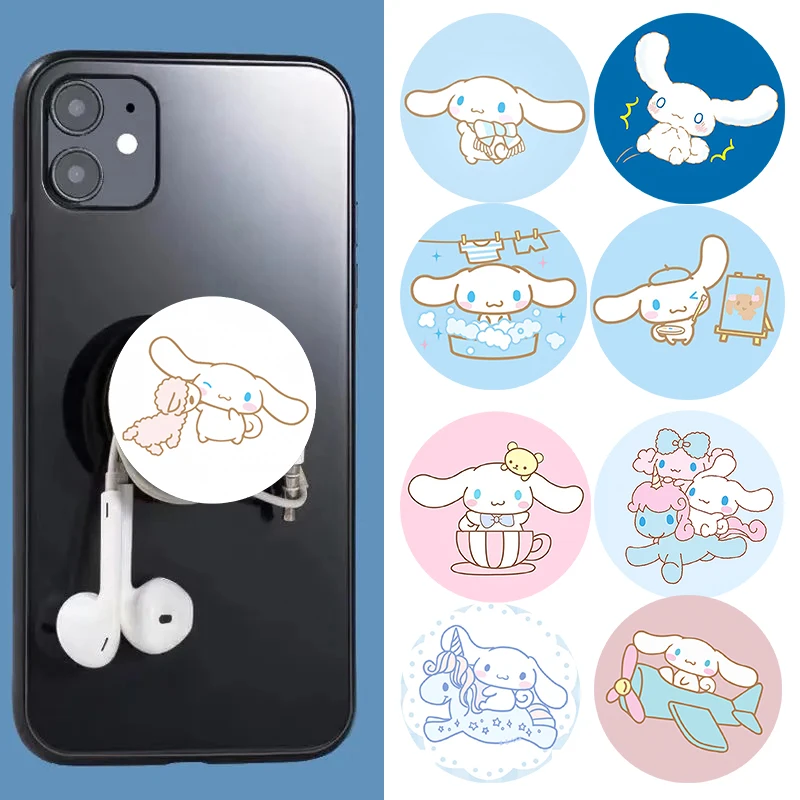 Cinnamoroll Sanrio Kawaii Foldable Mobile Phone holder Lazy Custom Airbag Retractable Paste Type Cute Cartoon Gift Phone Buckle
Cinnamoroll Sanrio Kawaii Foldable Mobile Phone holder Lazy Custom Airbag Retractable Paste Type Cute Cartoon Gift Phone Buckle