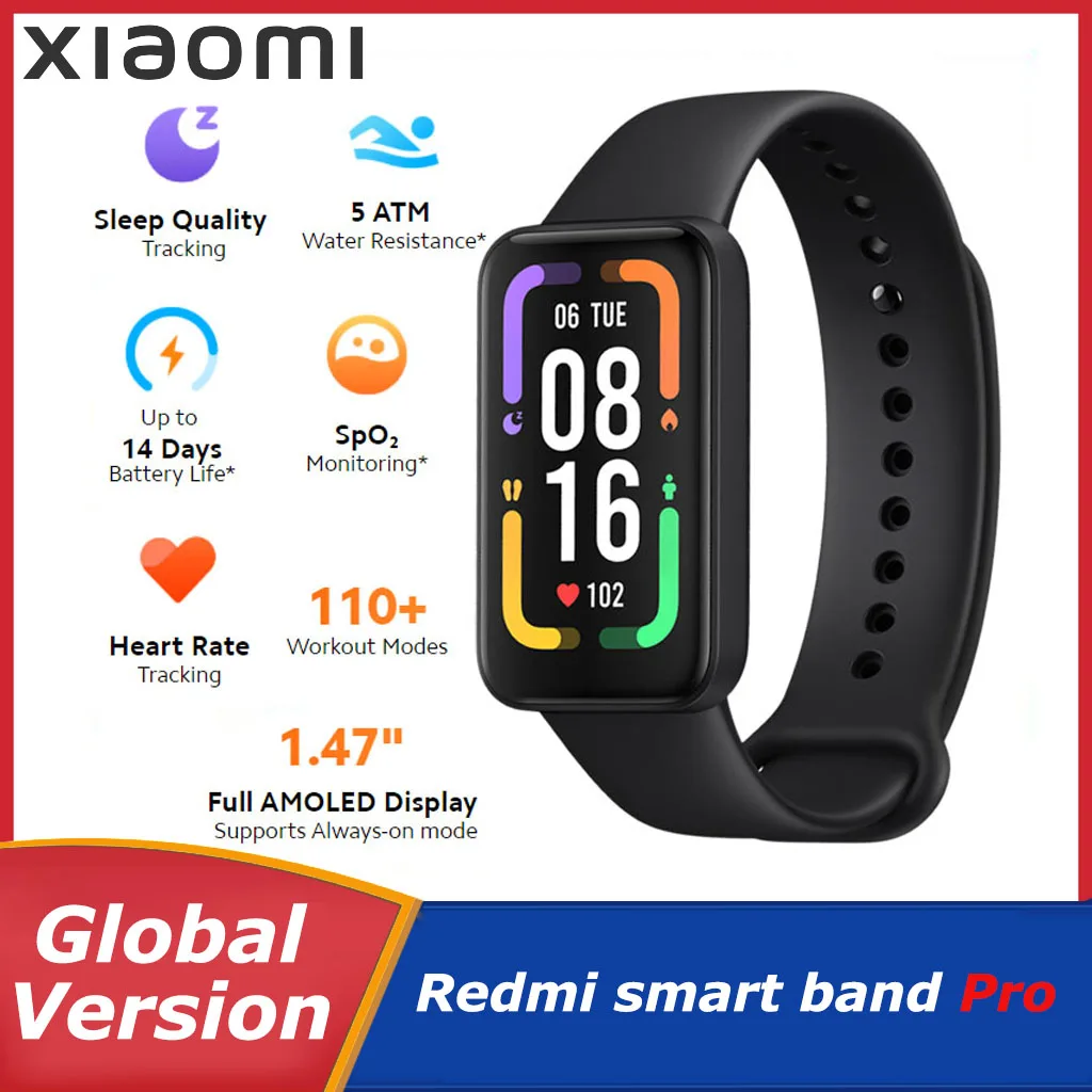 Умный Браслет Xiaomi Redmi Pro, 1,47 дюйма, AMOLED 100% дюйма, NTSC 450 Nit 110 + фитнес-браслет с приложением ATM
Умный Браслет Xiaomi Redmi Pro, 1,47 дюйма, AMOLED 100% дюйма, NTSC 450 Nit 110 + фитнес-браслет с приложением ATM