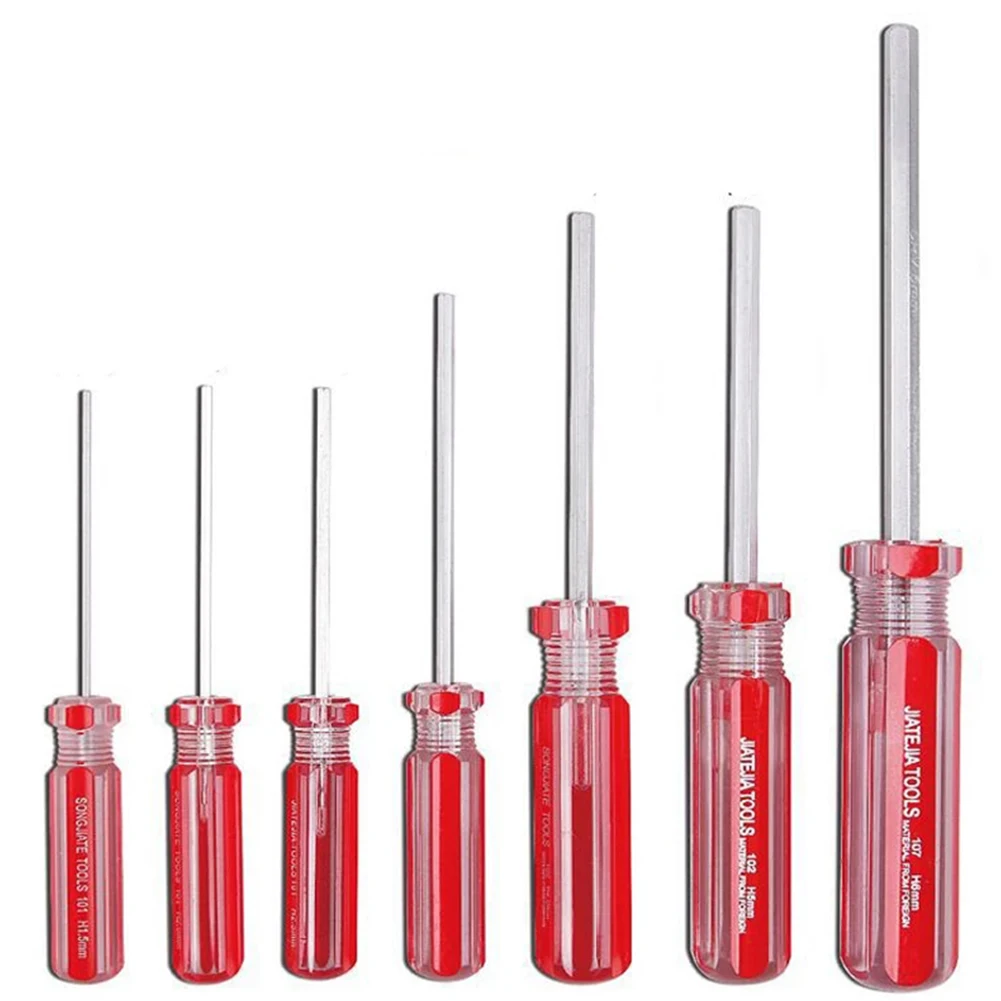 1/7pcs 1.5/2/2.5/3/4/5mm Precision Hexagon Screwdriver Set Flat Head Hex Magnetic Nutdrivers Repair Hand Multifunction Tools
1/7pcs 1.5/2/2.5/3/4/5mm Precision Hexagon Screwdriver Set Flat Head Hex Magnetic Nutdrivers Repair Hand Multifunction Tools