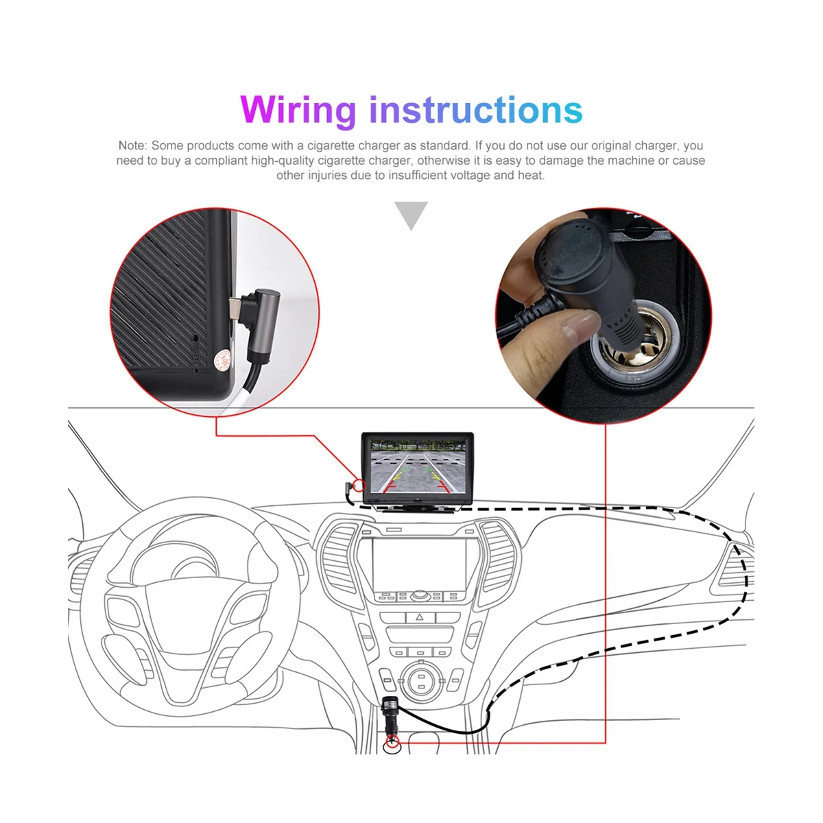 Беспроводная Автомагнитола Carplay на Android с 7-дюймовым экраном, фронтальной камерой заднего вида, Bluetooth, Wi-Fi, FM, Bluetooth, зеркальная ссылка, TF карта