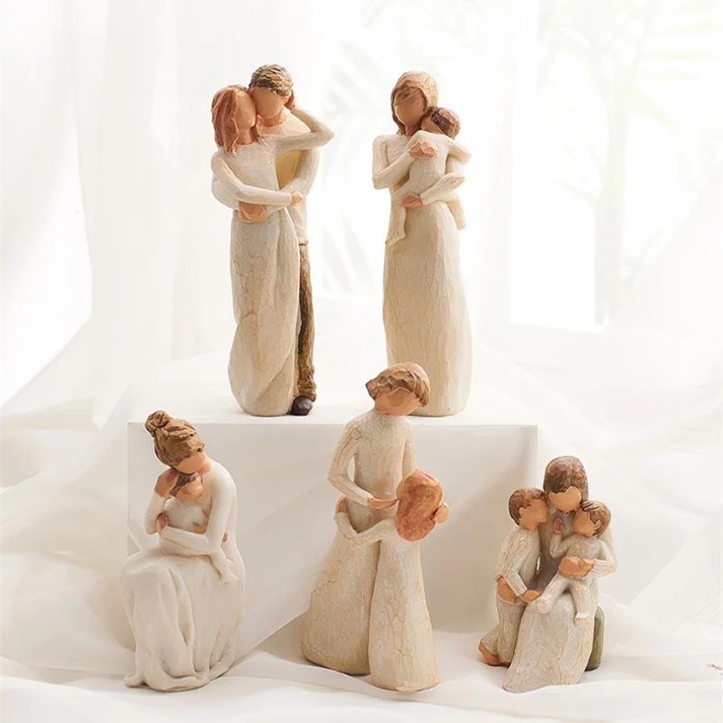 home decoration figurines figurine love family happy time resin Statuette decor scandinavian style decorative modern ornaments
home decoration figurines figurine love family happy time resin Statuette decor scandinavian style decorative modern ornaments